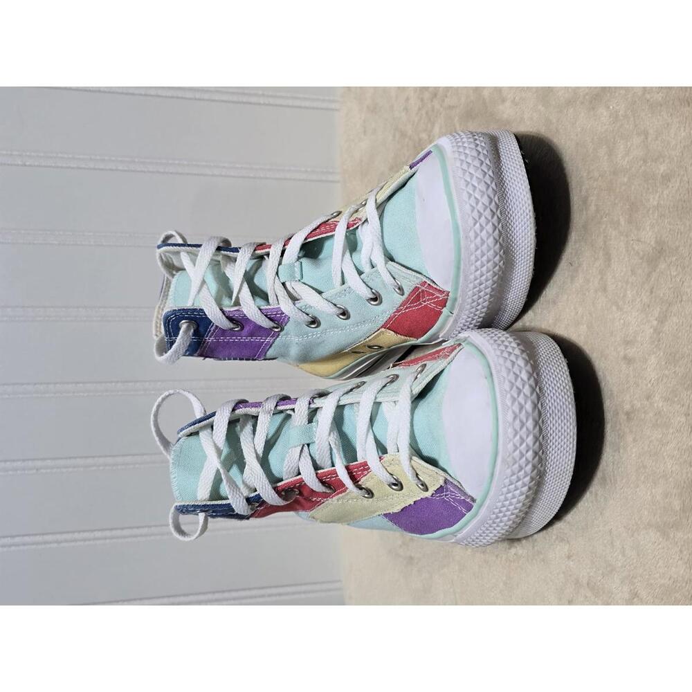 Converse All Star High Top Patchwork Sneakers size 6